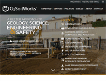 Tablet Screenshot of g3soilworks.com